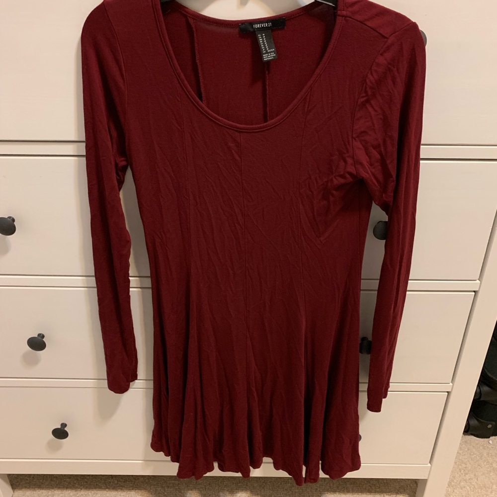 Maroon dress